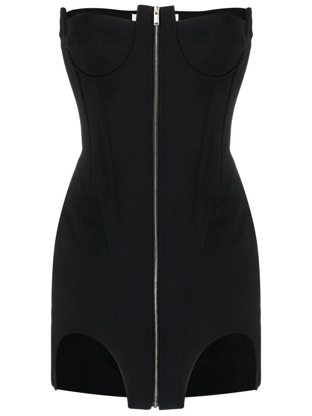Dion Lee Double Arch Bustier Mini Dress Black Size 6 / XS - 6 / Black - Dresses