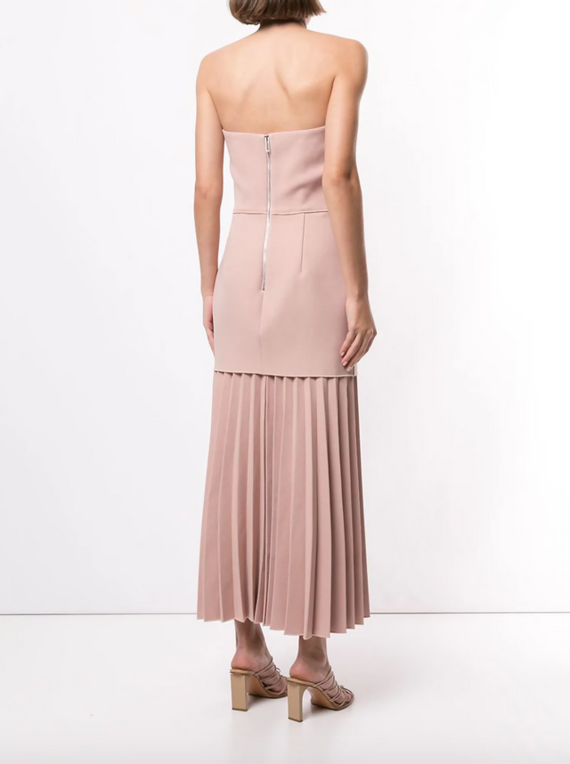 pink_au_6_linear_crepe_pleat_strapless_dress