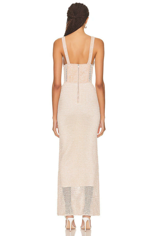 Dion Lee Marled Double Cup Corset Midi Dress - Dresses