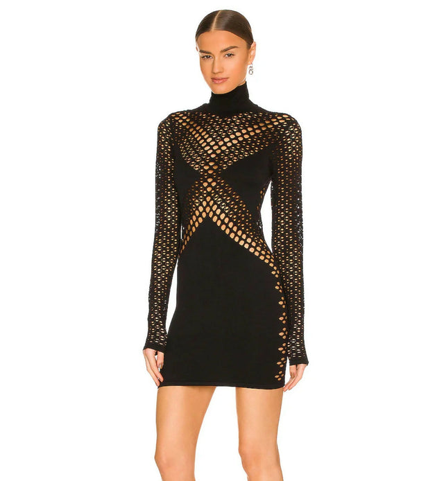 Dion Lee Seamless Tube Mini Dress - 6 / Black - Dresses