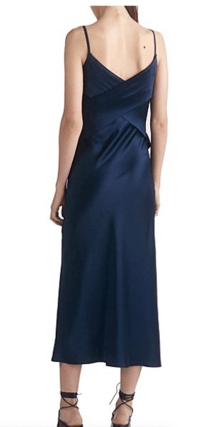 Dion Lee Silk Satin Lace Slip Dress Dress.