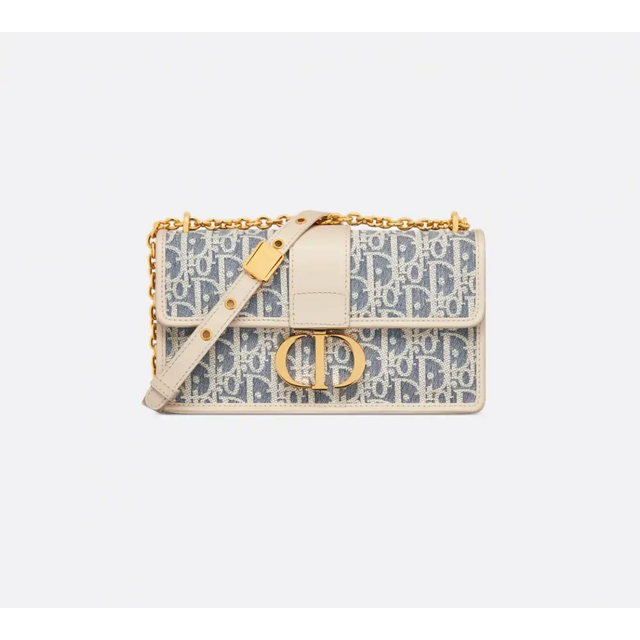 Dior Montaigne East-West Bag with Chain - Blue - Bags