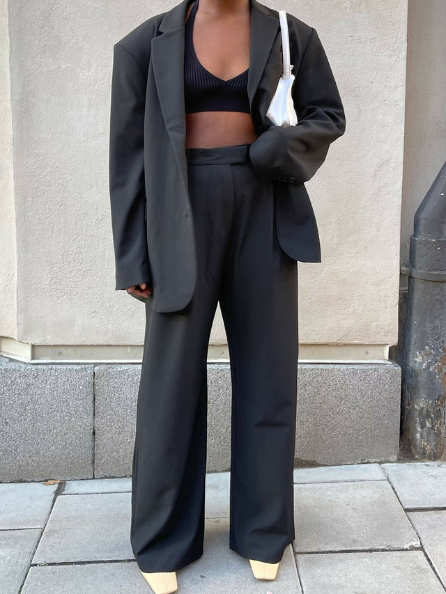 Djerf Avenue Forever Blazer + Favorite Pants Set - 8 / Black - Outfit Sets