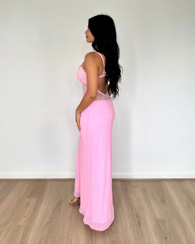 Benni Gabriel Maxi Dress Pink Sorbet