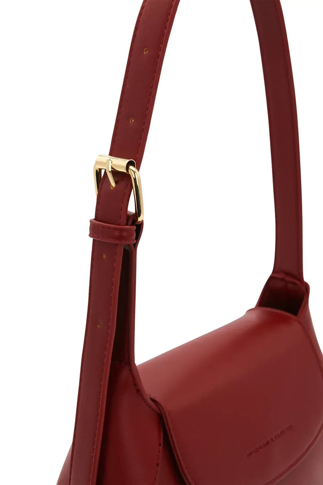 Morgan & Taylor Kiara Shoulder Bag - Burgundy Red
