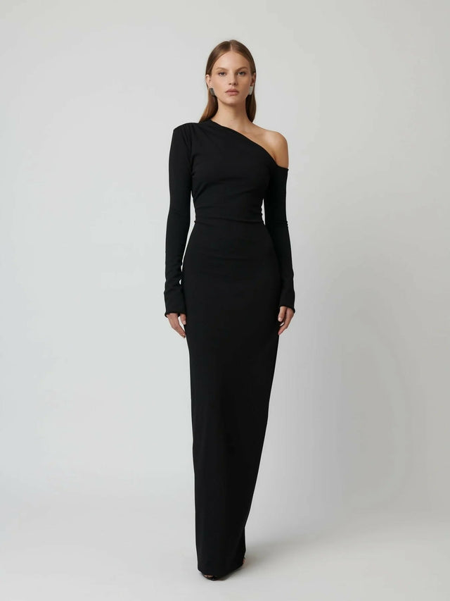 Effie Kats Cayley Gown - 8 / Black - Dresses