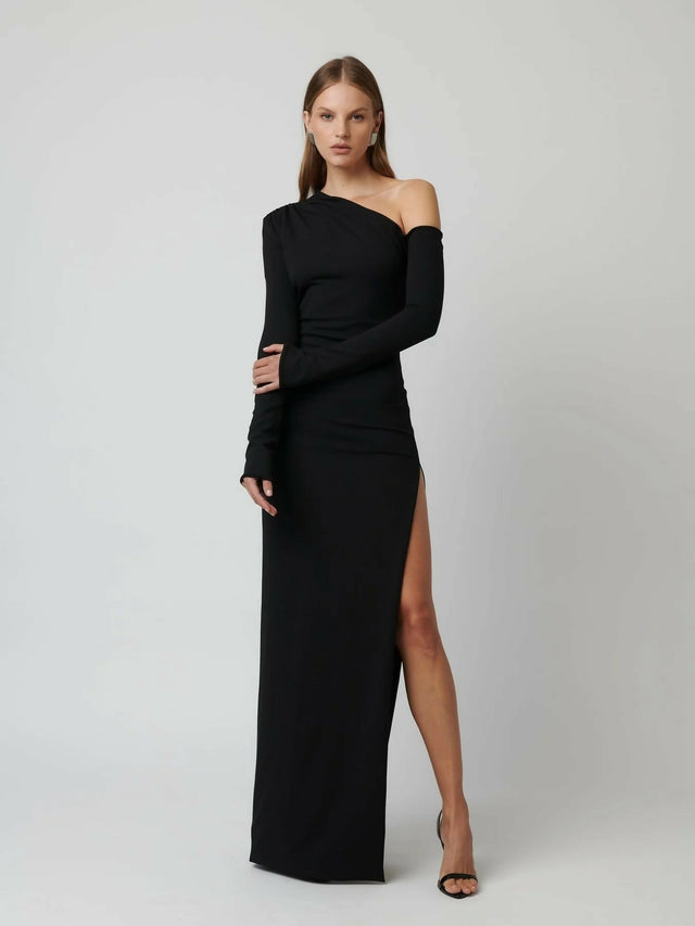 Effie Kats Cayley Gown - 8 / Black - Dresses