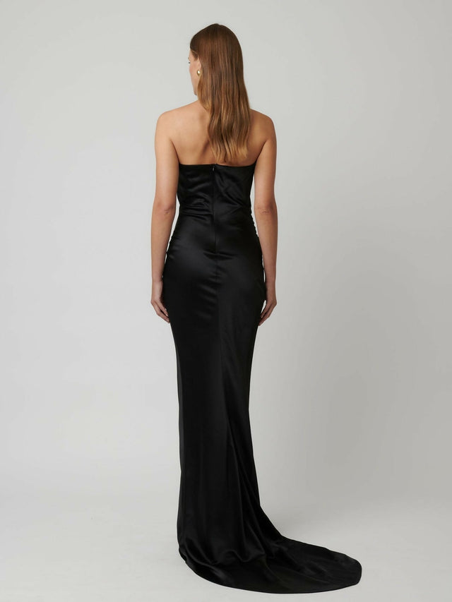 Effie Kats Chlorel Gown - Black - 8 / Black - Dresses