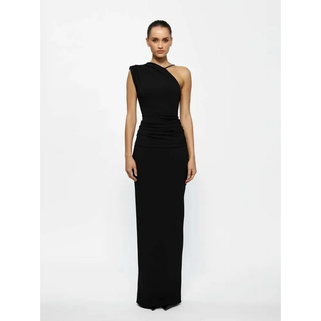 Effie Kats Greer Gown - Black - 8 / Black - Dresses
