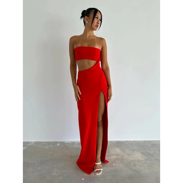 Effie Kats Hall Of Fame Gown - 8 / Red - Dresses