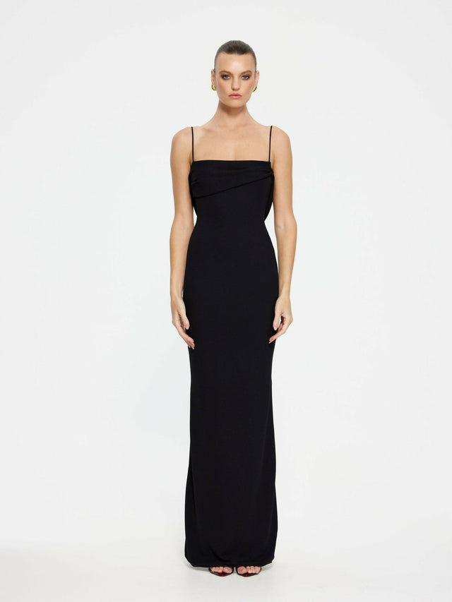 Effie Kats Havilland Gown - 12 / Black - Dresses