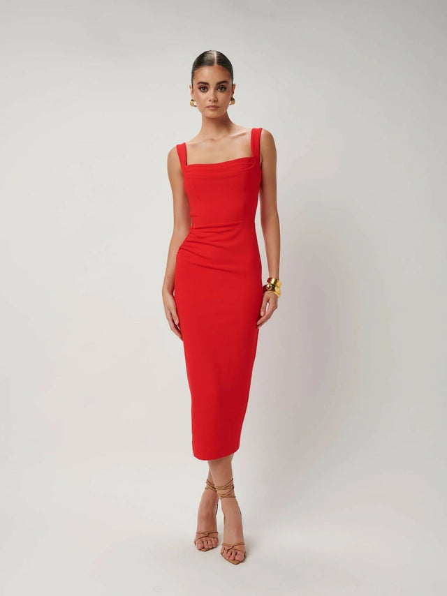 Effie Kats Marbella Dress Red Size 8 & 12 - 12 / Red - Dresses