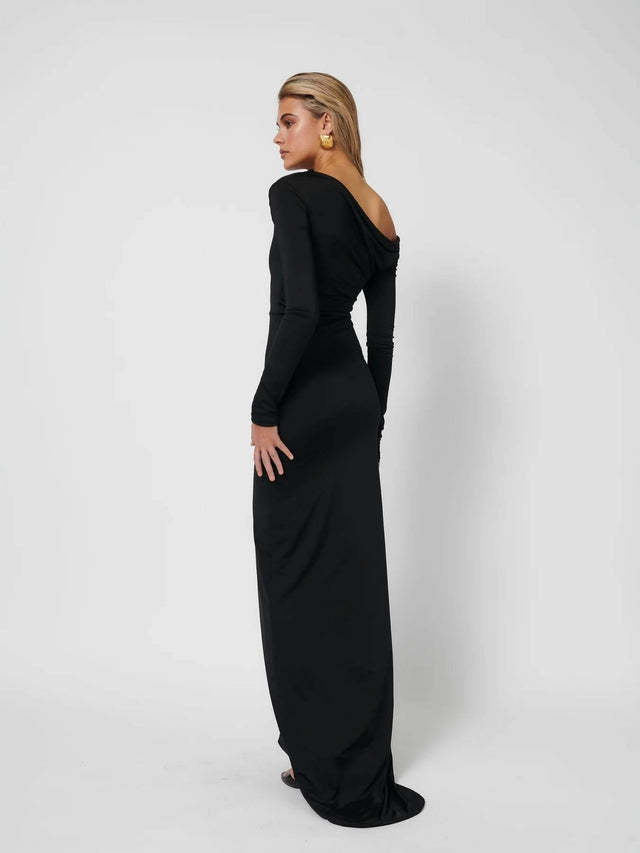 Effie Kats Margot Maxi Dress - 8 / Black - Dresses