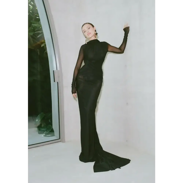 Effie Kats Monaco Gown - Black - Dresses