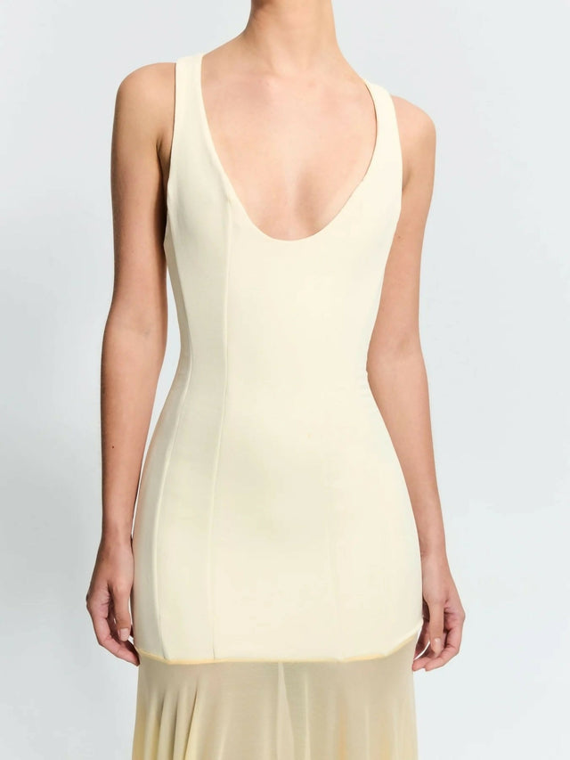 Effie Kats Odessa Gown in Lemon - Dresses