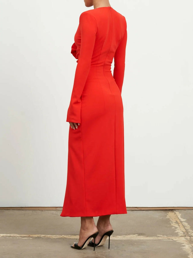 Effie Kats Rosita Midi Dress | Red - 10 / Red - Dresses