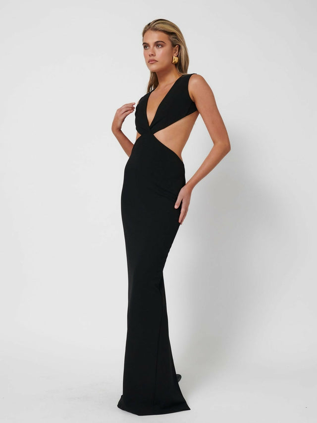 Effie Kats Valencia Gown Black Size 10 - 10 / Black - Dresses