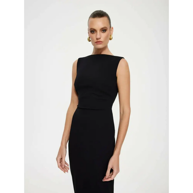 Effie Kats Verona Gown Black - Dresses