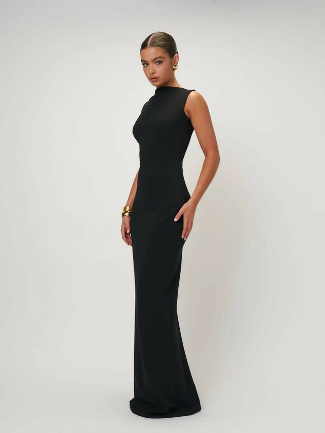 Effie Kats Verona Gown Black - Dresses