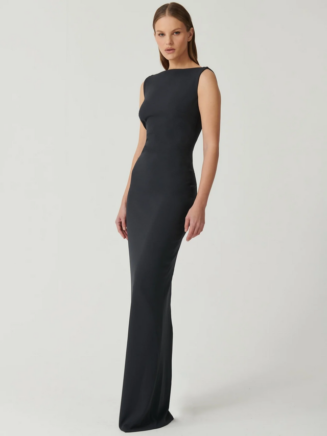 Effie Kats Verona Gown Storm Size XS - 6 / Storm - Dresses