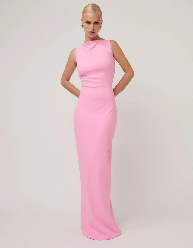Effie Kats Verona Gown Taffy Pink - Dresses