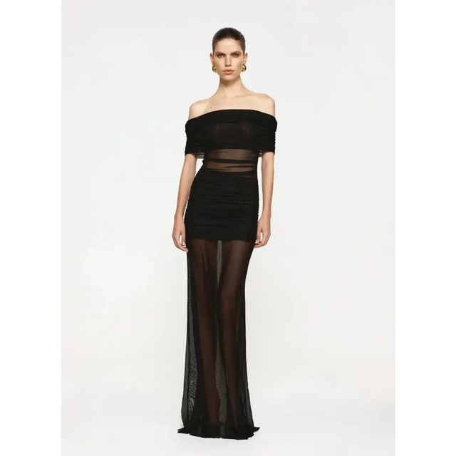 Effie Kats - Windsor Gown - Black - 10 / Black - Dresses