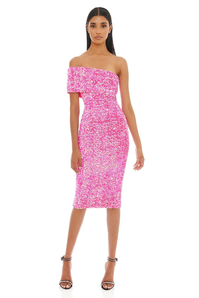Eliya The Label Alyssa Dress in Pink Size 14 - 14 / Pink - Dresses