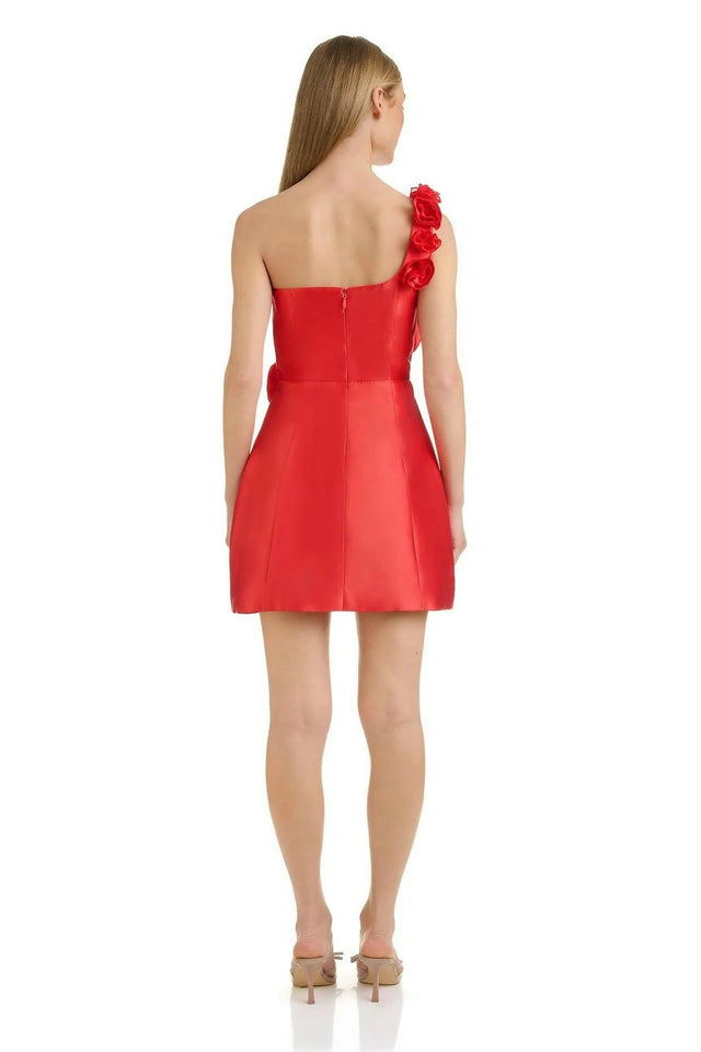 Eliya The Label Amara Mini Dress Red Size 8 10 - Dresses