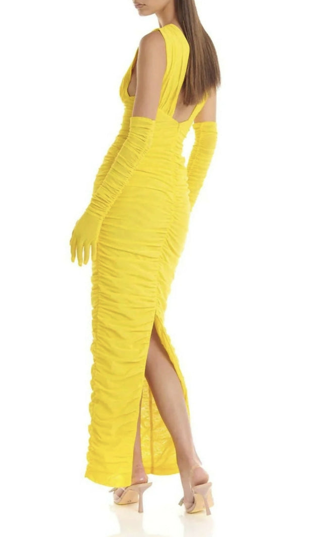 Eliya The Label Anna Dress Yellow - Dresses