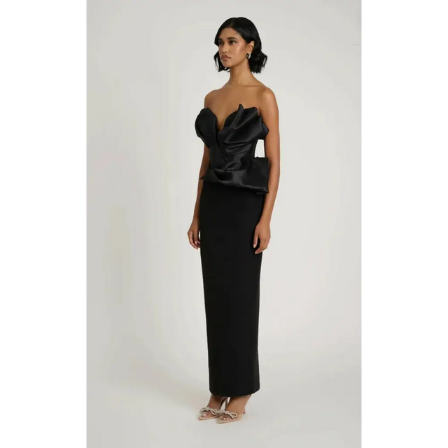 Eliya The Label Auri Gown - 12 / Black - Dresses