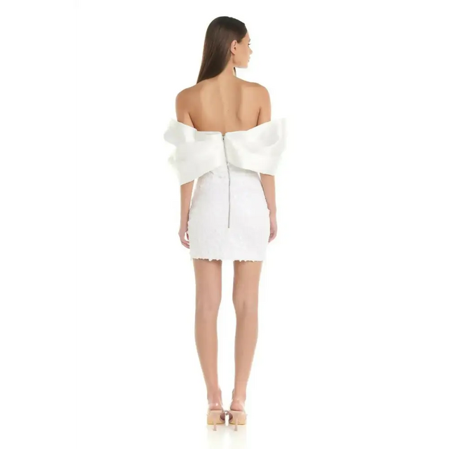 Eliya The Label Bianca Dress in White - 8 / White - Dresses