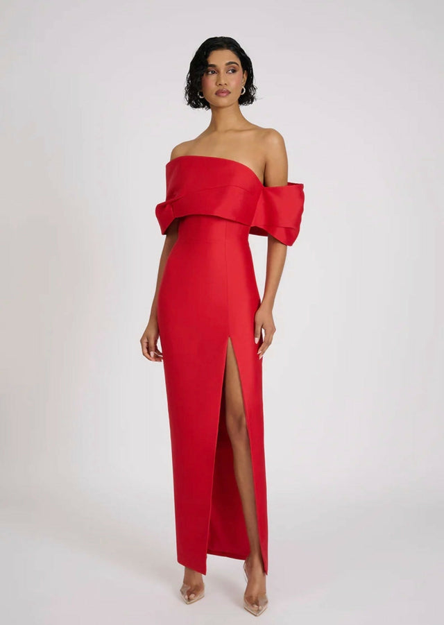 Eliya The Label Eleisha Dress - 12 / Red - Dresses