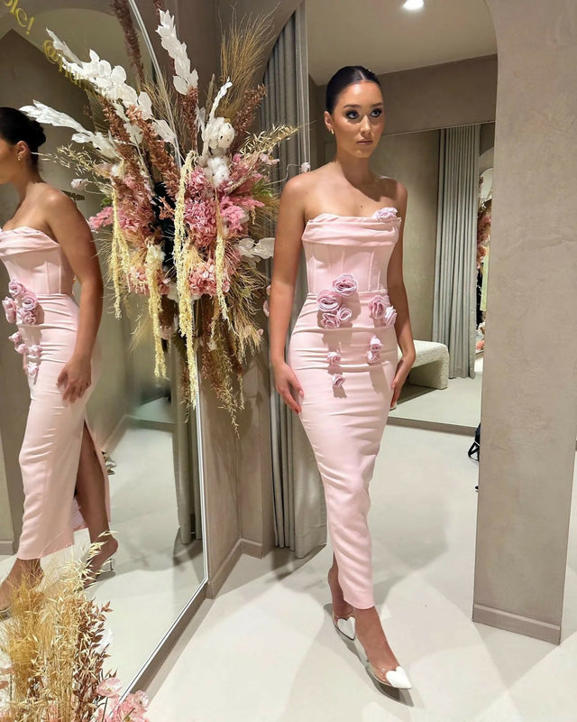 Eliya The Label Elsa Dress In Blush Size 8 - 8 / Pink - Dresses