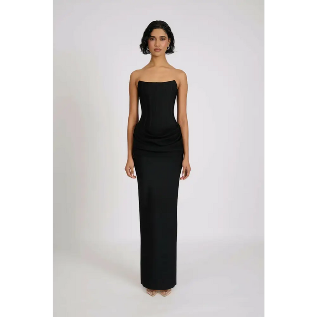 Eliya The Label Hilda Gown - 6 / Black - Dresses