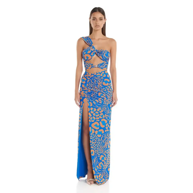 Eliya The Label Natalie Maxi Dress in Blue - Dresses