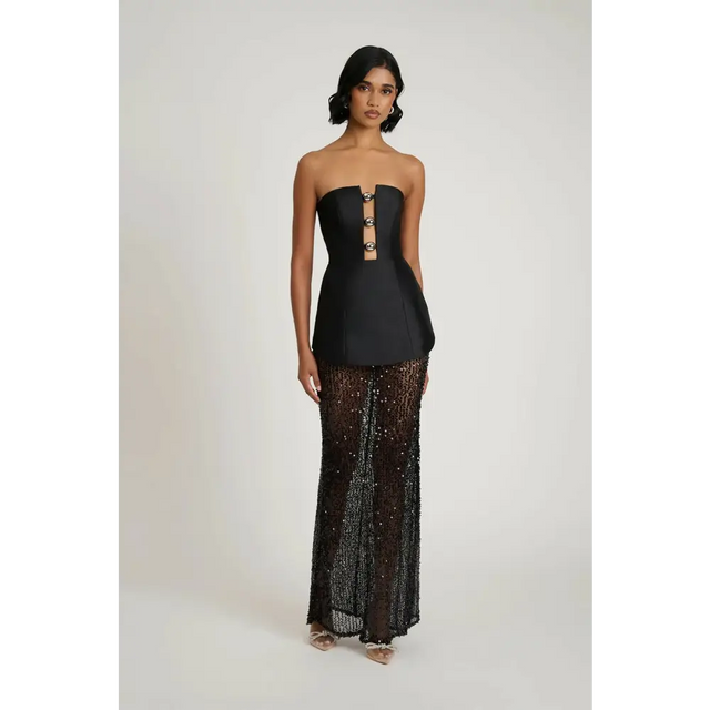 Eliya The Label Nerissa Dress - 10 / Black - Dresses