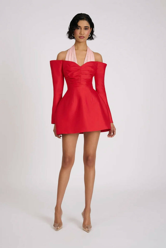 Eliya The Label Riley Dress - 8 / Red - Dresses