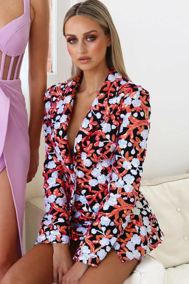 Eliya The Label Rosetta Blazer Print Size 12 14 - 12 / Print - Dresses