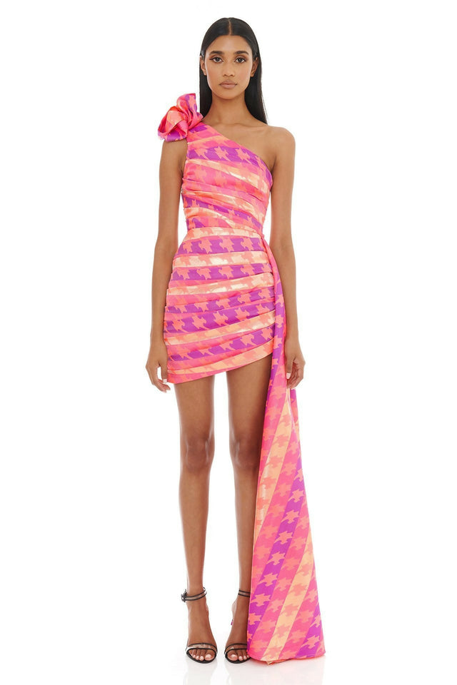 Eliya The Label Sabrina Mini Dress Size 8 - 8 / Multi - Dresses
