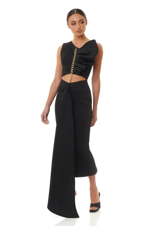 Eliya The Label Valorie Dress - 6 / Black - Dresses