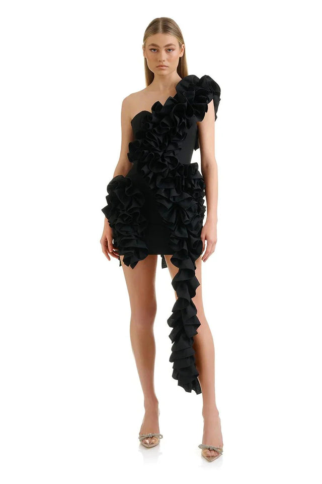 ELIYA THE LABEL Yazmine Dress - 6 / Black - Dresses