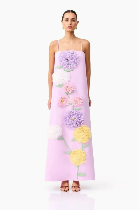 Elliatt Buttercup Lilac Maxi - 12 / Pink - Dresses