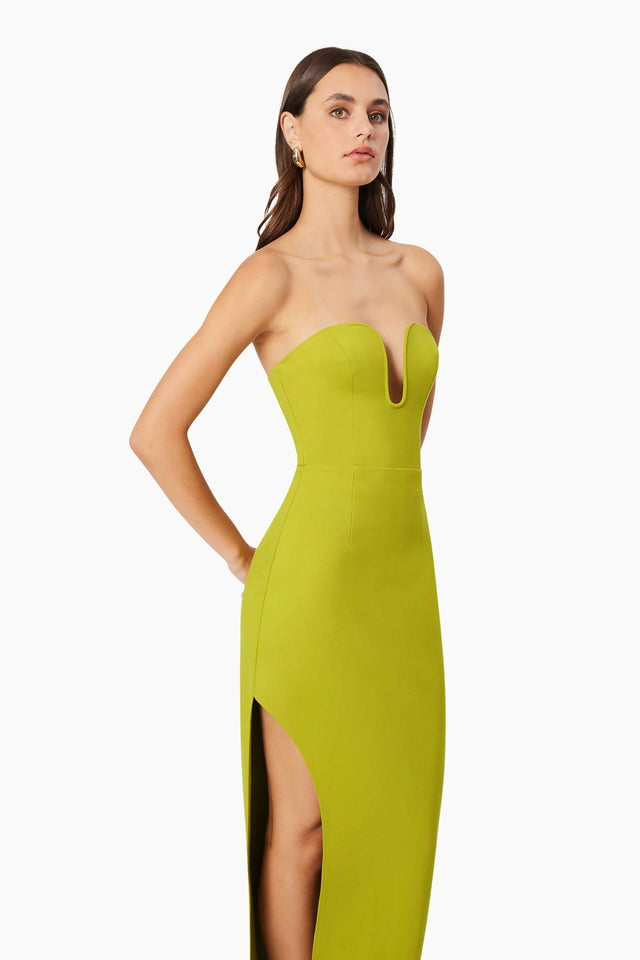 Elliatt Eden Maxi (Chartreuse) - Sale - Dresses