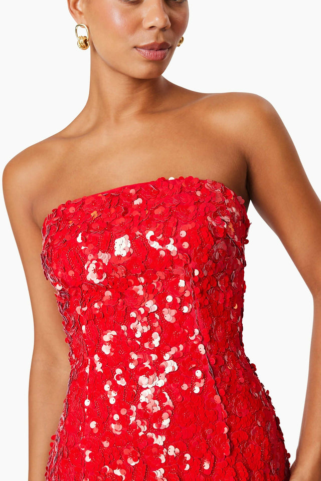 Elliatt Emma Party Dress - 8 / Red - Dresses