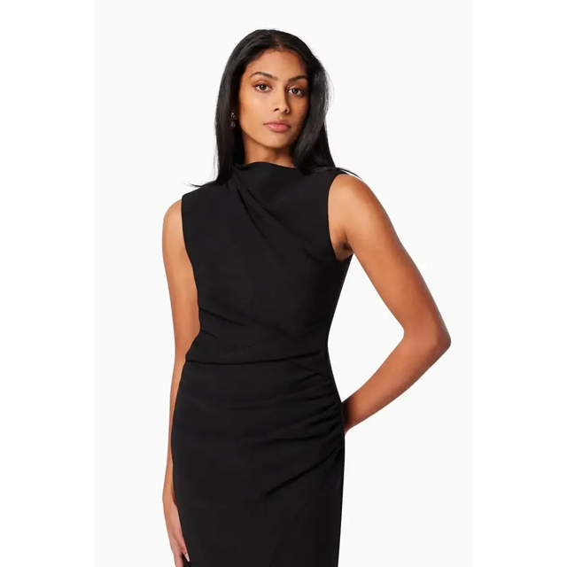 Elliatt Genoa Midi Dress Black Size 8 - 8 / Black - Dresses