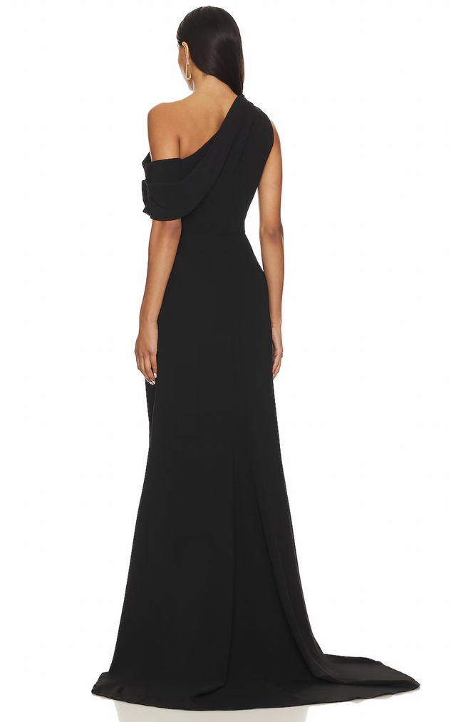 Elliatt Isadora Off the Shoulder Maxi Gown in Black size XXL/16 - Black / 16 - Formal Gown