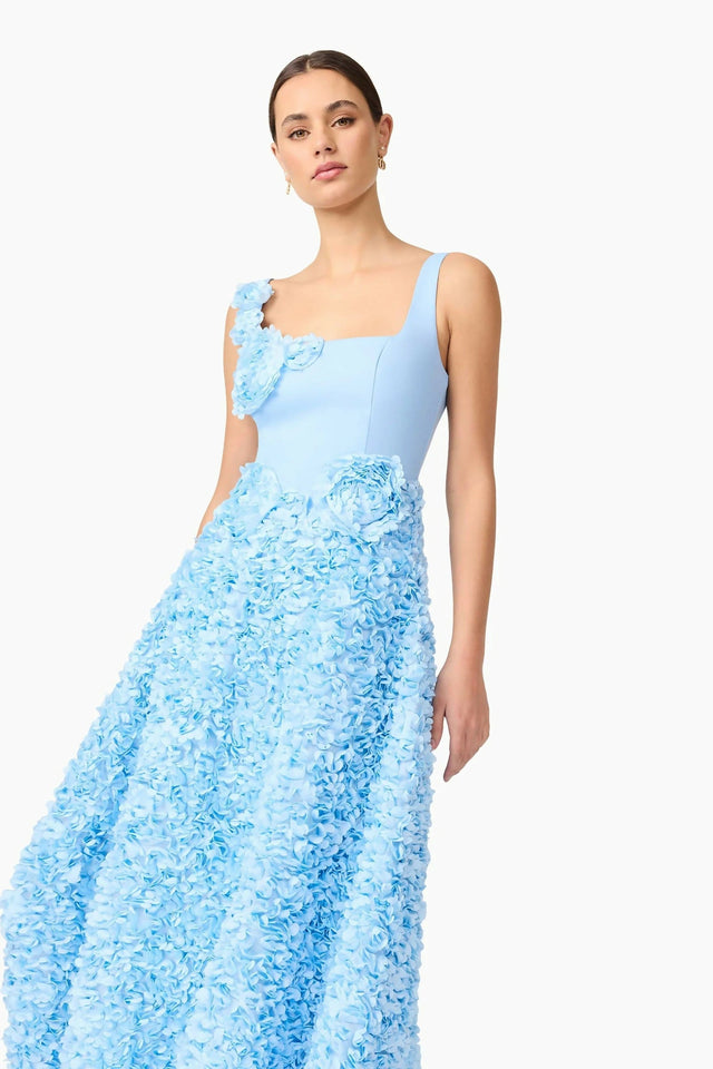 Elliatt Kaia Bow Maxi Dress Blue Size S / AU 8 - 8 / Blue - Dresses