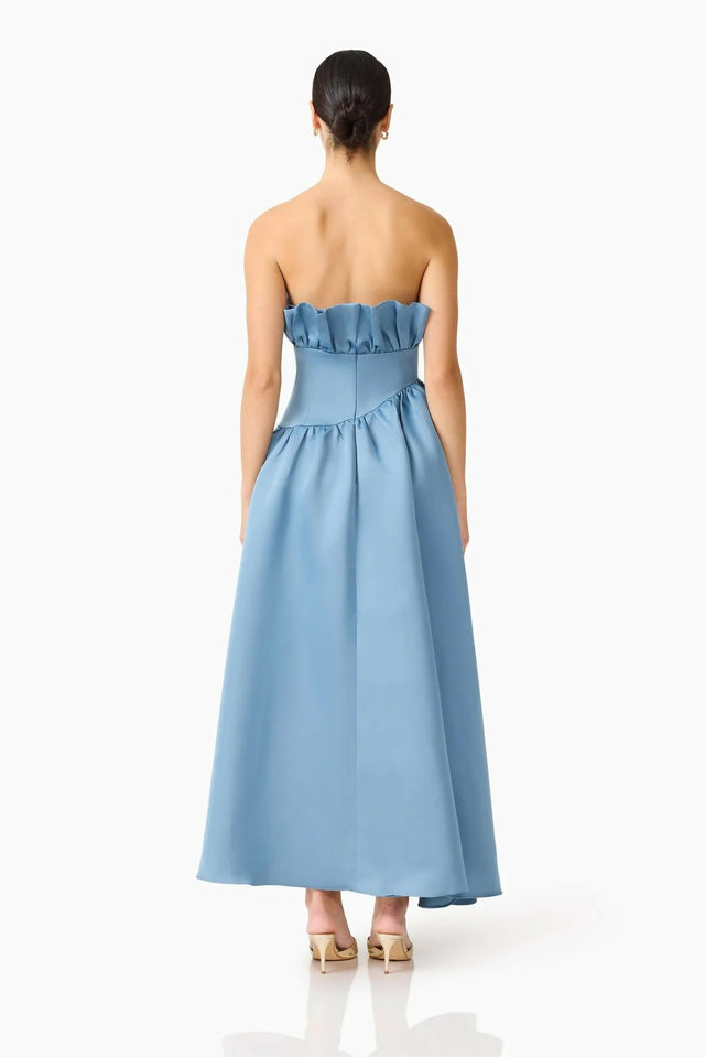 Elliatt Laurel Dress in Steel Blue - Dresses