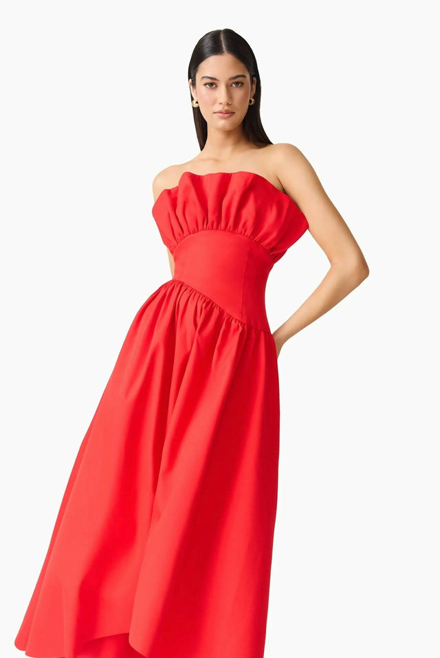 Elliatt Laurel Sleeveless Maxi Dress In Red - Dresses