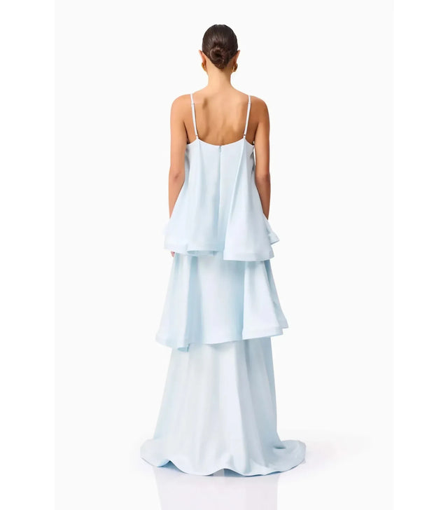 Elliatt Tilly Tiered Maxi Dress Blue - Dresses